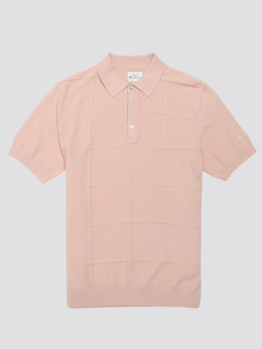 Knitwear Ben Sherman Signature Textured Polo Rose | HEX-82403993